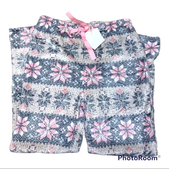 Mirabeau Pants - SOFT Velvety Fleece Cozy PJ Bottoms SUPER SOFT!  medium and large